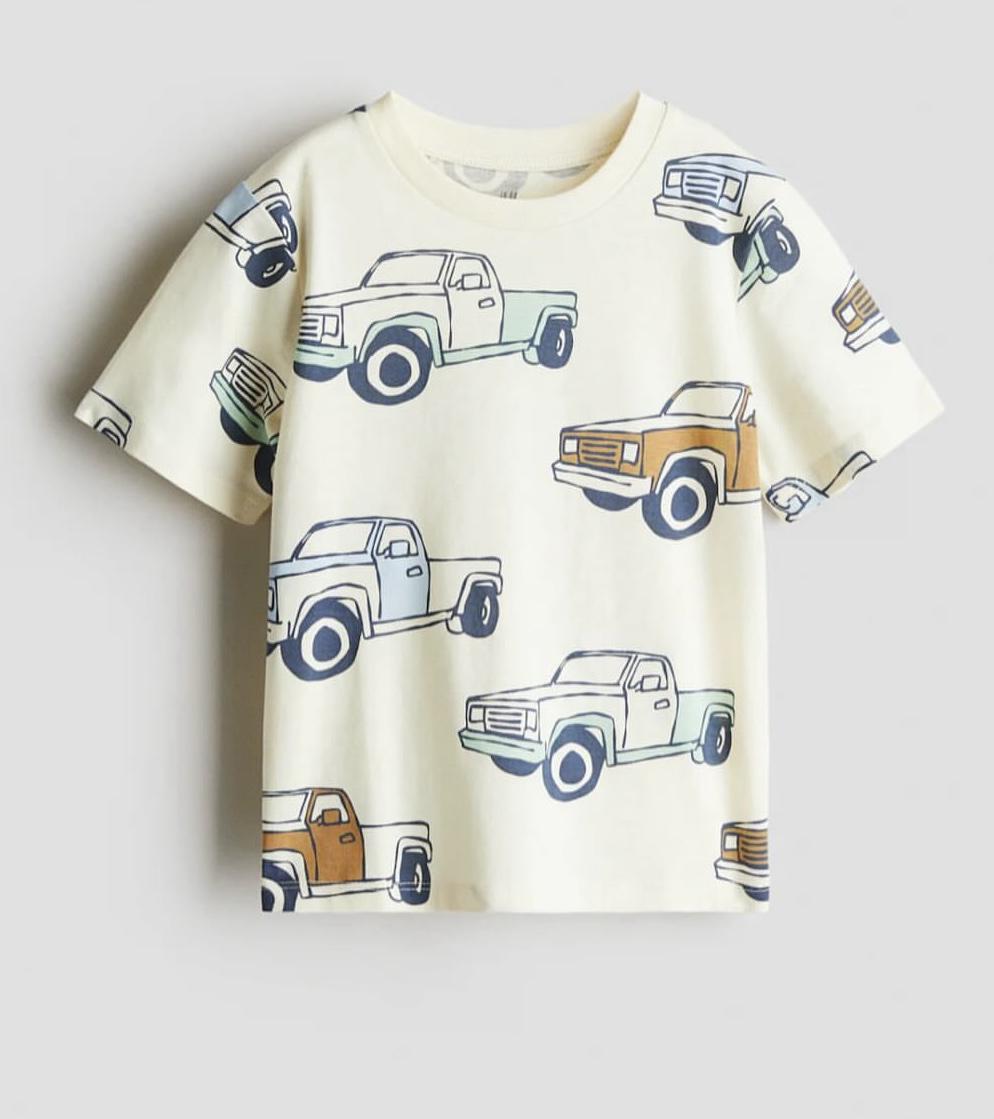 Футболка детская H&M 110-116 см Желтый (904)