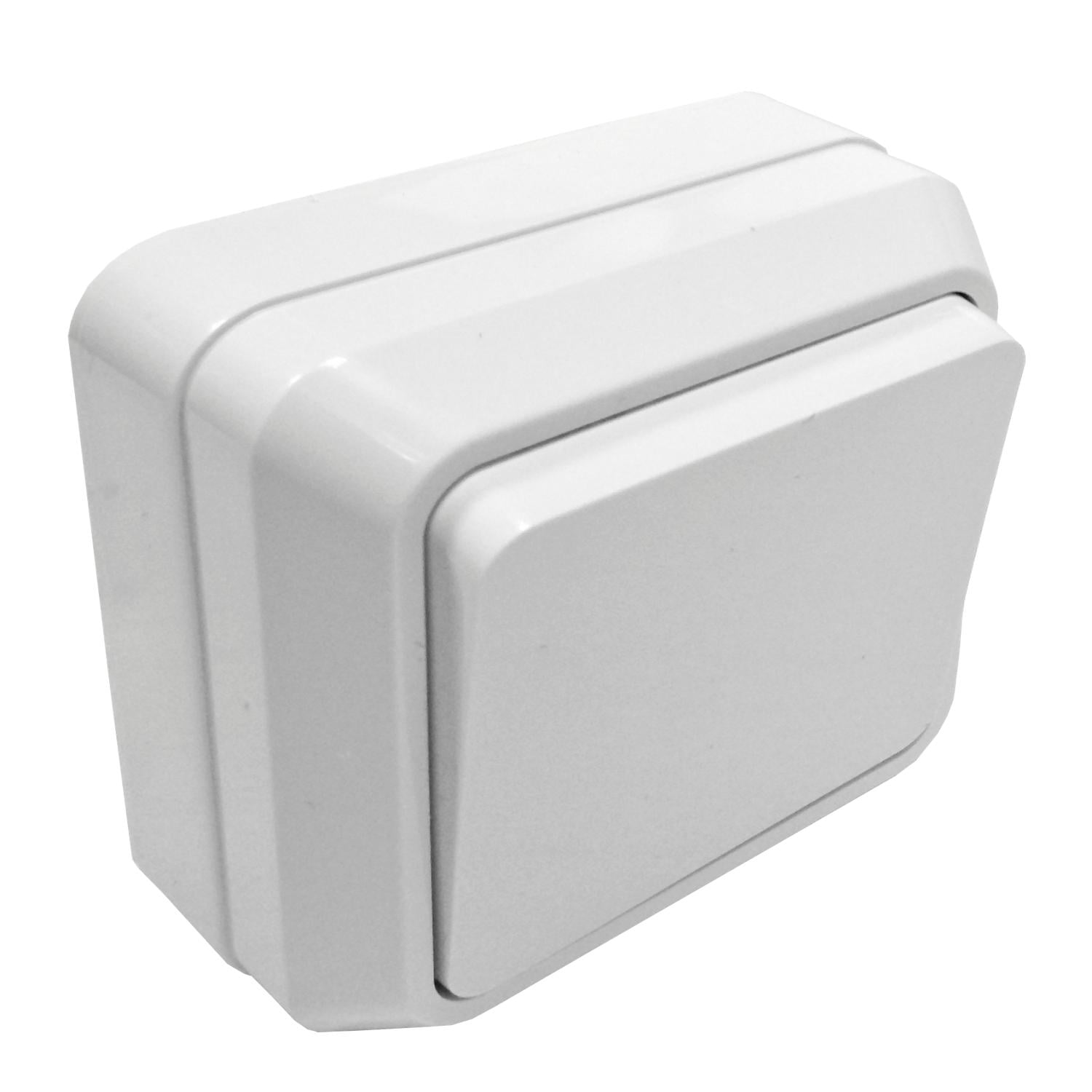 Вимикач одноклавішний 10А RODINA Білий