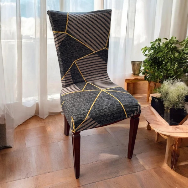 Чохол на стілець універсальний трикотажний Love You 036 83130 (8-6-5130787)