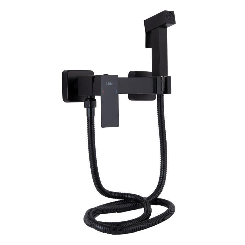 Набір для душу гігієнічного Lidz Kubis 110 LDKUB110BLA46104 прямокутний Black