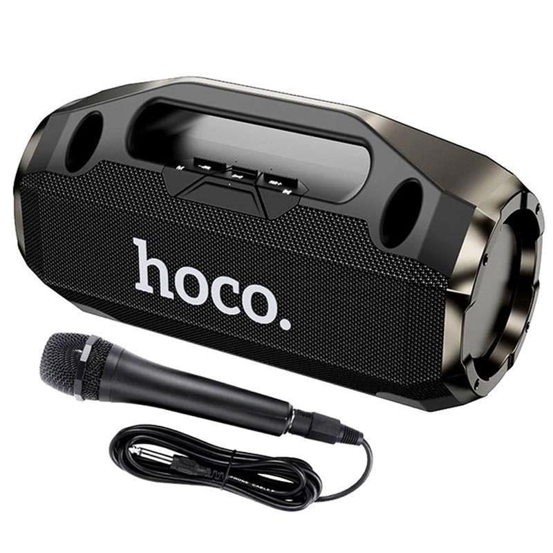 Портативная колонка Bluetooth Hoco HA3 с микрофоном Black (00000066768_1)