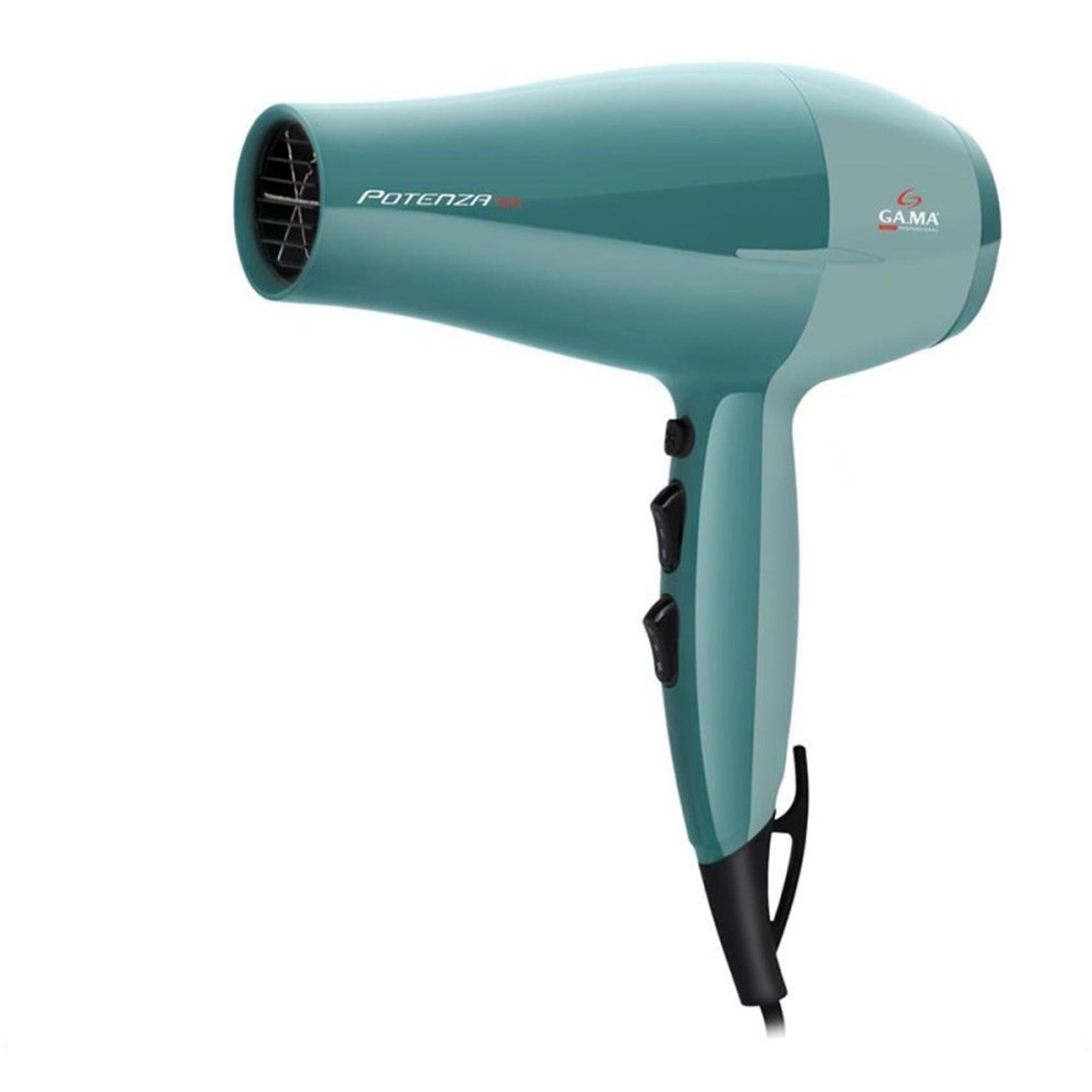 Фен для волос Gama 3D Therapy Potenza Ion GH1801 с ионизацией 2400 Вт Бирюзовый (4418)