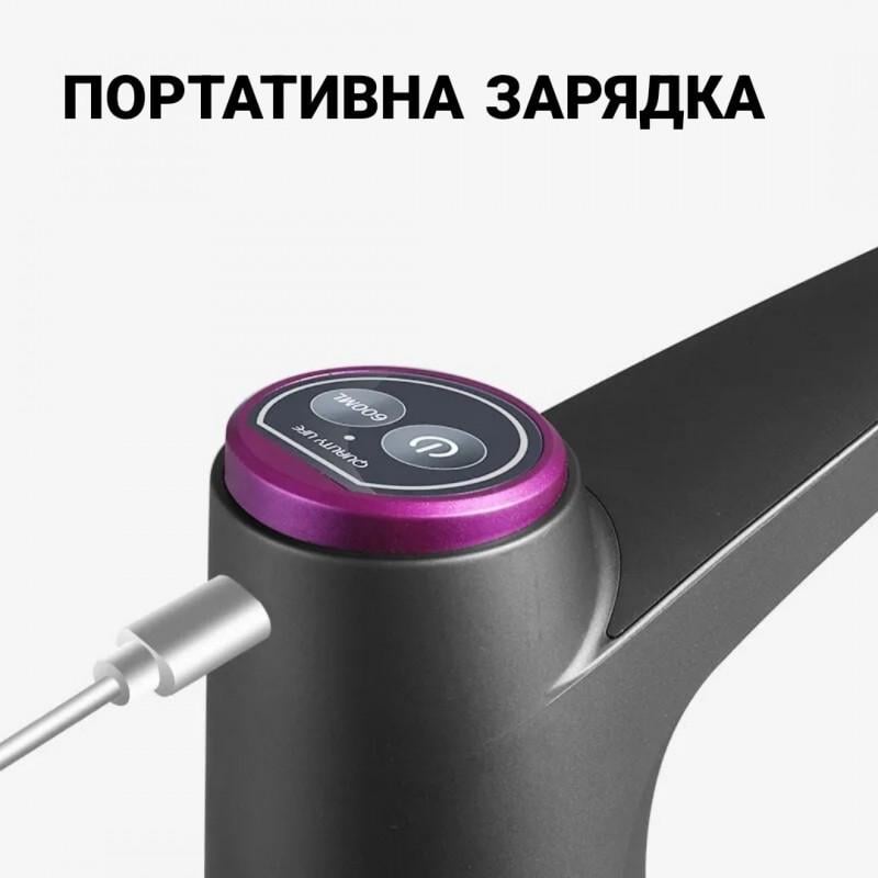 Помпа для воды аккумуляторная 1200 мА/ч Черный - фото 5 Помпа для воды аккумуляторная 1200 мА/ч Черный - фото 5