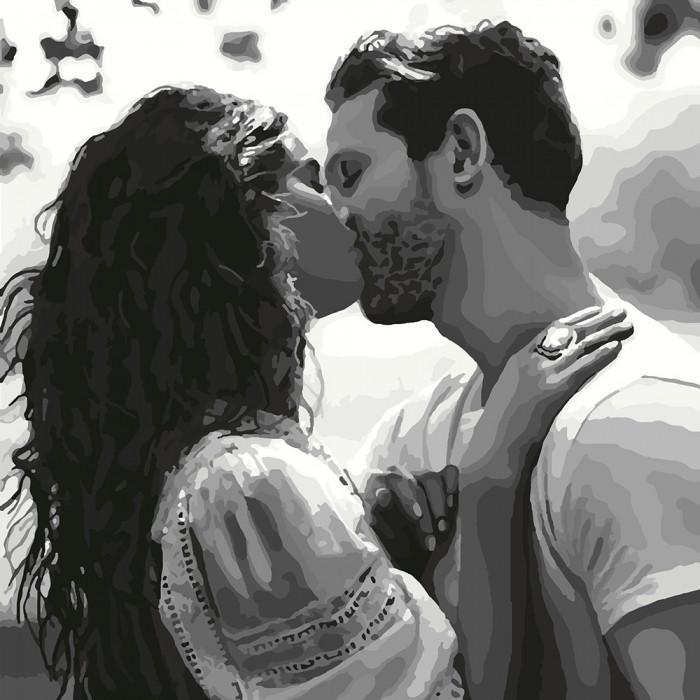 Картина по номерам Идейка "Настоящие чувства" 40х40 см (KHO4722)