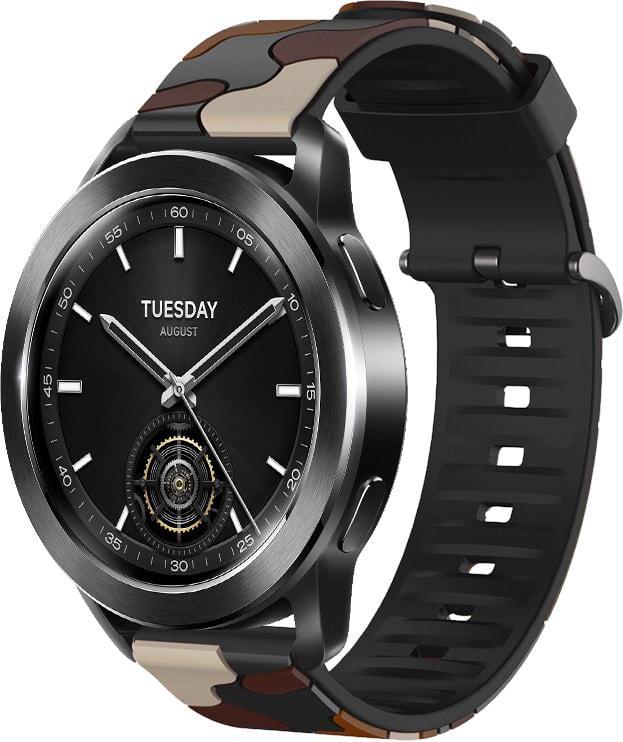 Ремінець Tactic Camouflage для смарт-годинника Xiaomi Watch S3 Khaki (37163-17)