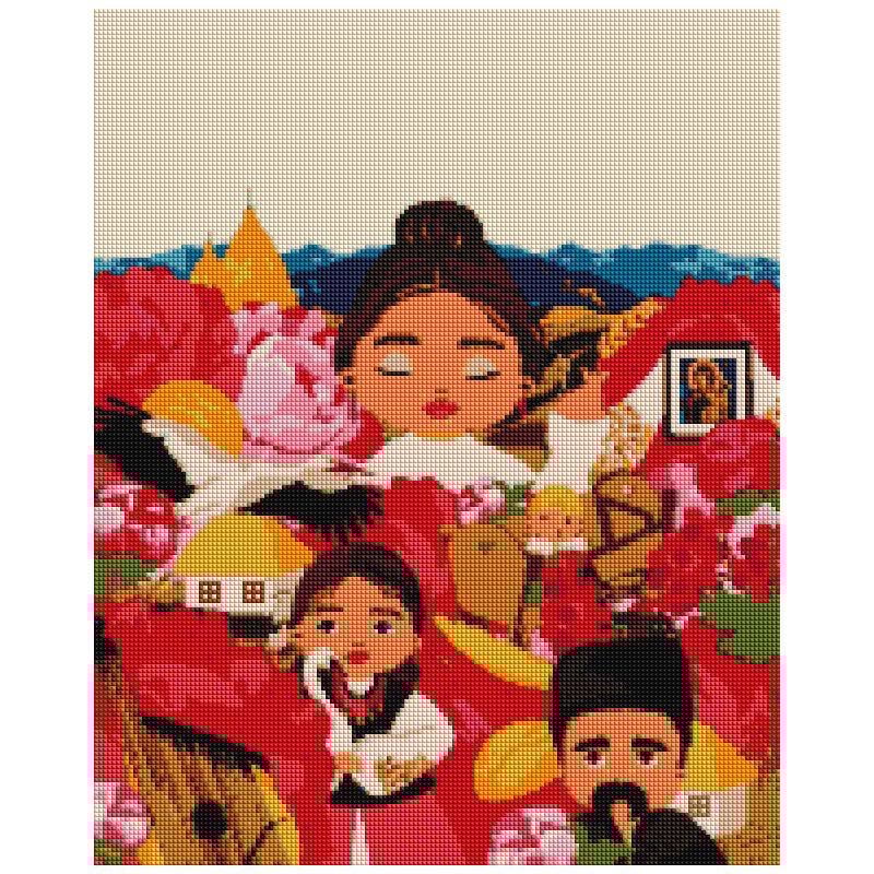 Алмазна мозаїка Brushme Українські традиції DBS1038 40х50 см (RLT31412) Алмазна мозаїка Brushme Українські традиції DBS1038 40х50 см (RLT31412)