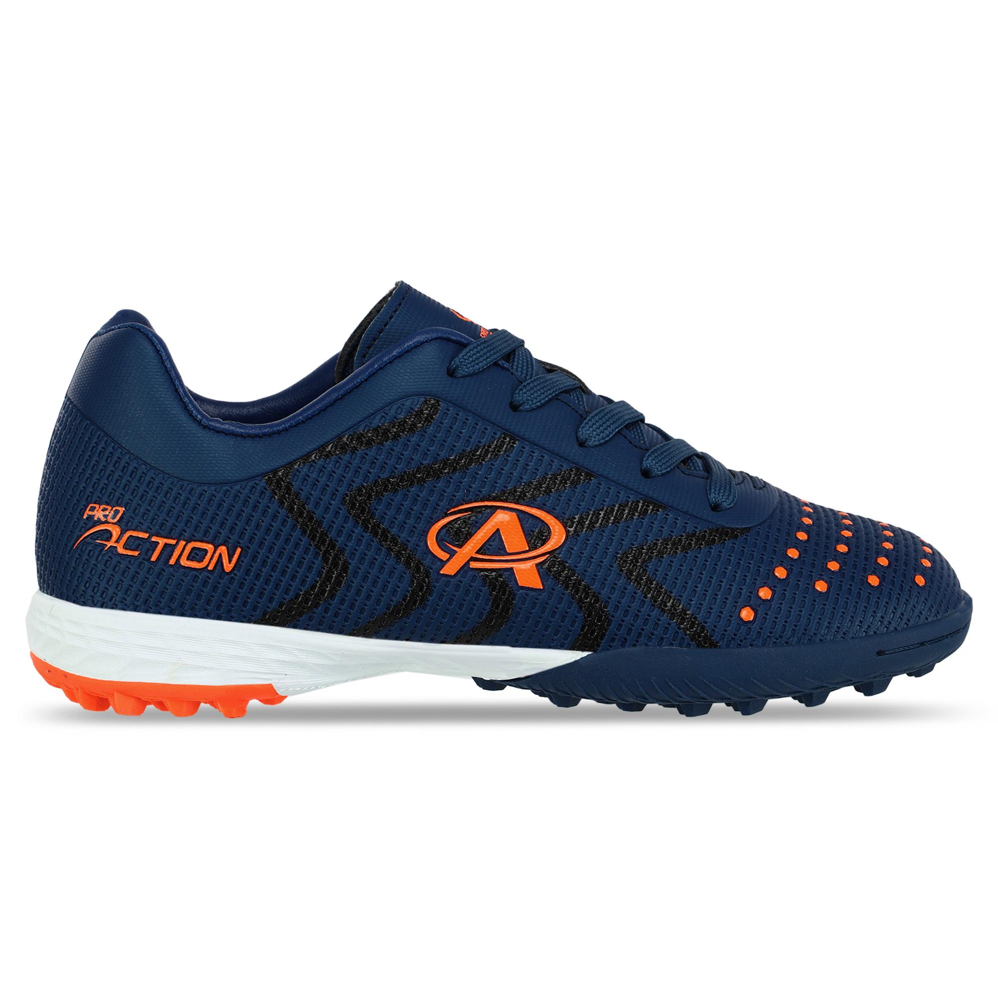 Сороконожки футбольные Pro Action VL22587-TFB-NO р. 36 Темно-синий/Оранжевый