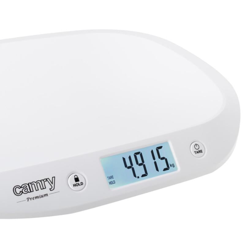 Весы детские электронные Camry CR 8185 настольные 20 кг с дисплеем тарированием и автоотключением Белый - фото 5 Весы детские электронные Camry CR 8185 настольные 20 кг с дисплеем тарированием и автоотключением Белый - фото 5