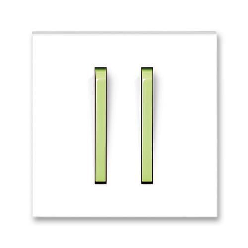 Клавіша вимикача 2 клавіші Neo 2CHM590652A4042 Білий/Крижаний зелений (00000026575)