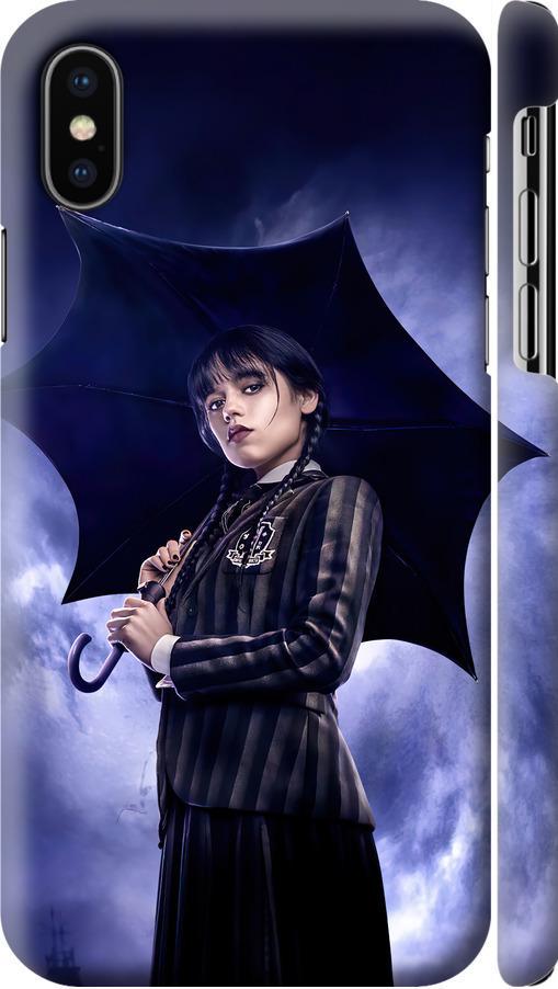 Чехол на iPhone X Wednesday v2 (5516c-1050-42517) Чехол на iPhone X Wednesday v2 (5516c-1050-42517)