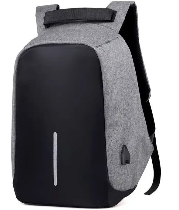 Рюкзак противоворов Bobby bag 1 Черно-серый (36997720)
