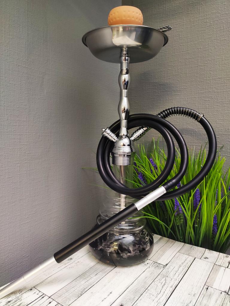 Кальян Hookah Ozzy 11 52 см на 1 персону Silver