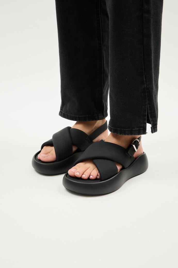 Босоножки женские LONZA на платформе р. 41 Черный (198718) - фото 1 Босоножки женские LONZA на платформе р. 41 Черный (198718) - фото 1