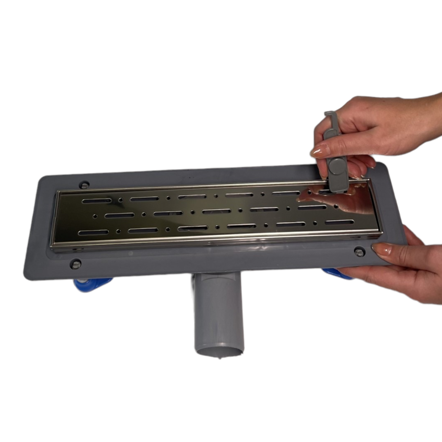 Трап зливний для душу з горизонтальним виходом та сухим затвором 33 см (4024.0Y050K.033.1) - фото 7