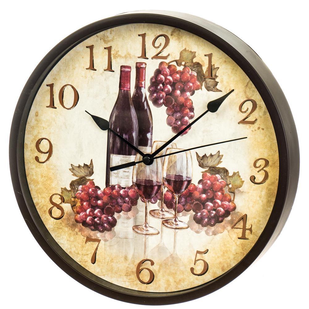 Часы настенные Elisey Виноградный рай 25 см (2003-008)