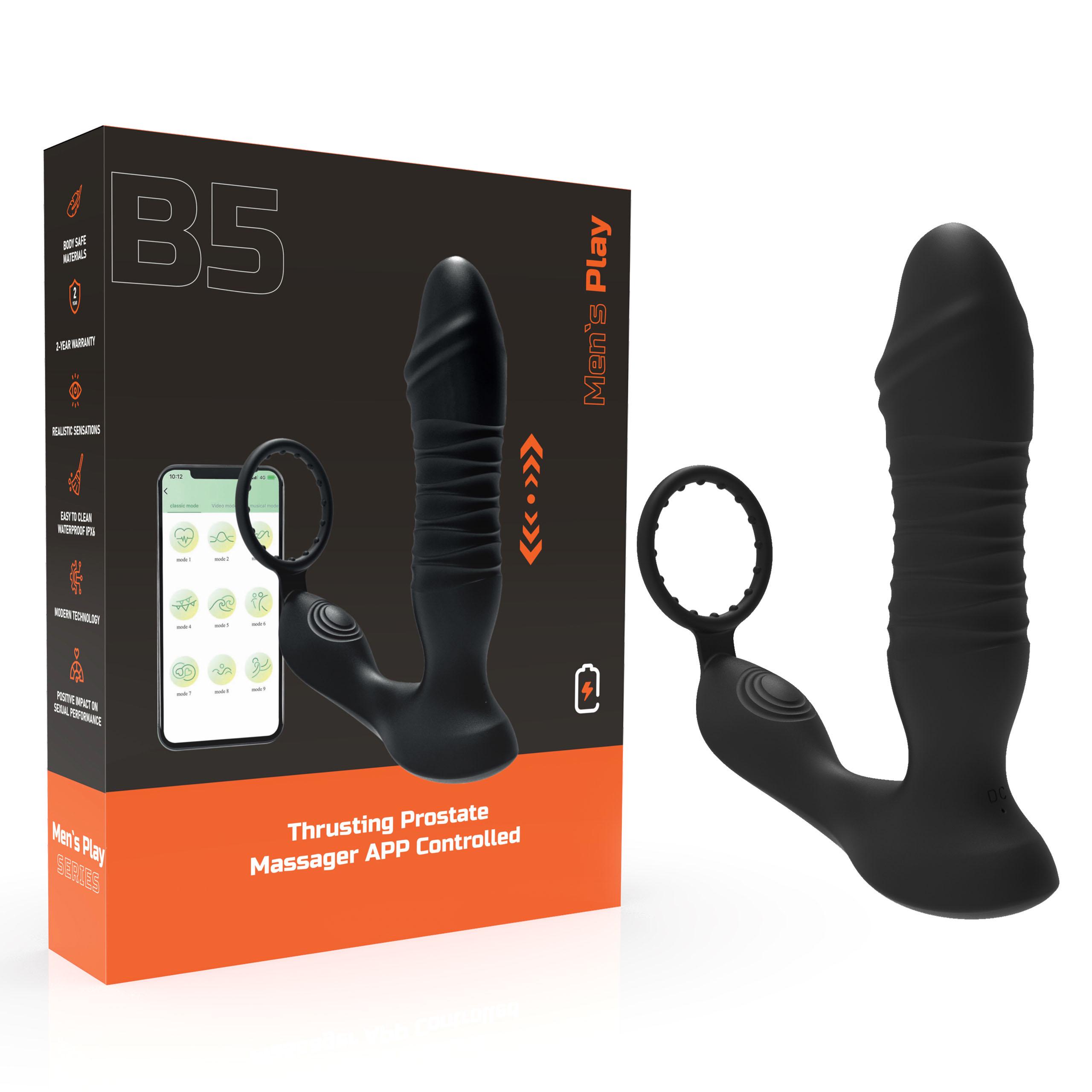 Массажер простаты Erospace Men's Play Thrusting Prostate Massager APP Controlled B5 (62050071-0005)