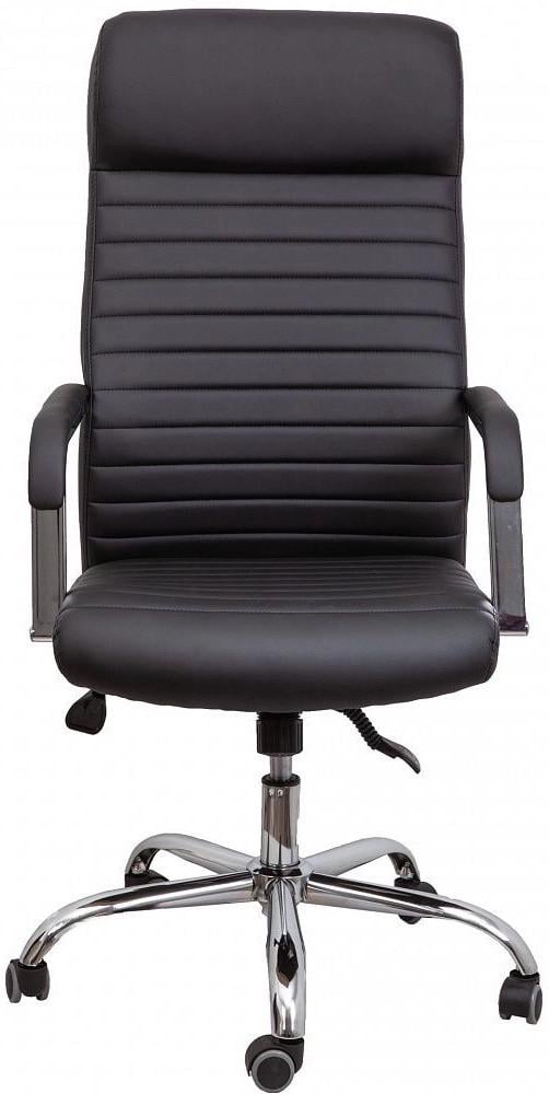 Кресло руководителя Техфорвард Зевс ANF эко-кожа крестовина хром Черный - фото 2 Кресло руководителя Техфорвард Зевс ANF эко-кожа крестовина хром Черный - фото 2