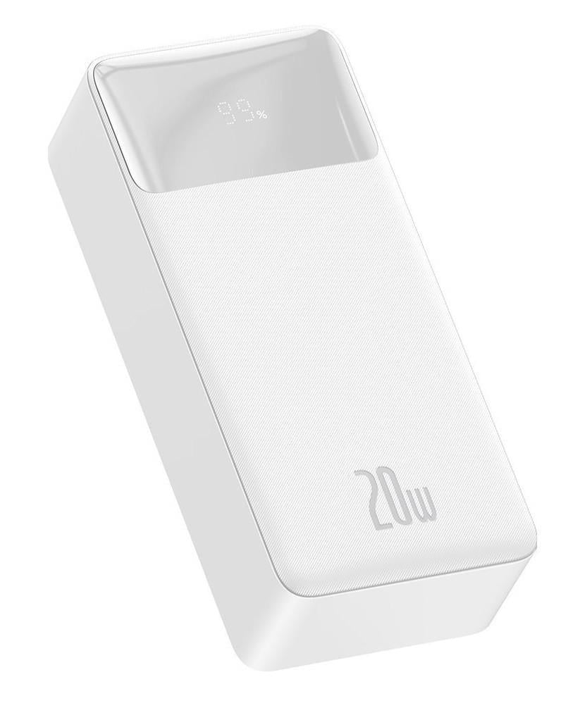 Батарея портативная Baseus Bipow Digital Display PPDML-N02 30000 mAh 20W White