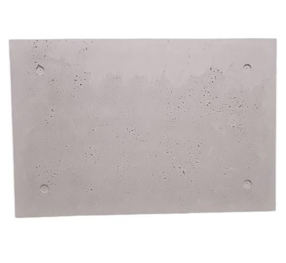 3D-панель гіпсова декоративна Преміум під бетон 900х600x15 мм Сірий (30775383)