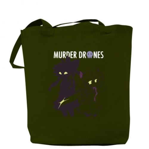 Шоппер Murder Drones 37x41 см Хаки (15980675-23-195185)