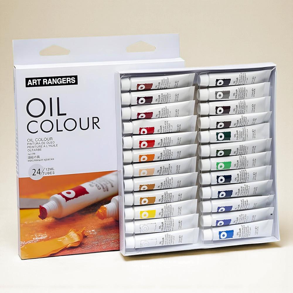 Краски масляные художественные тюбики в коробке 24 цвета по 12 мл (37-112005) Краски масляные художественные тюбики в коробке 24 цвета по 12 мл (37-112005)