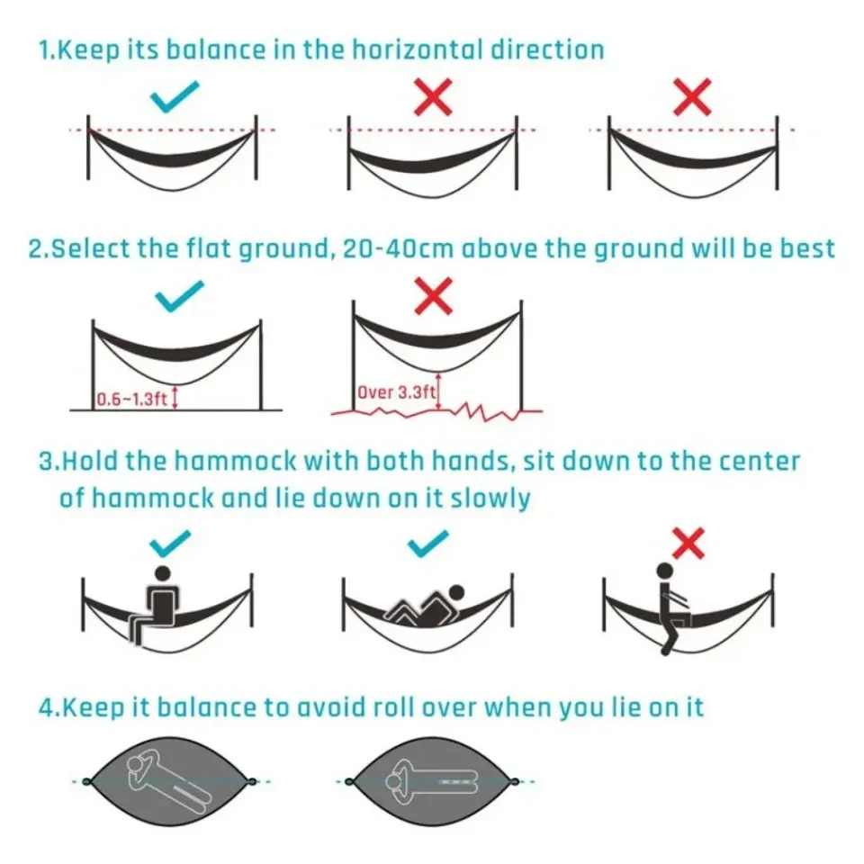 Гамак с москитной сеткой туристический подвесной для отдыха и кемпинга до 150 кг - фото 5 Гамак с москитной сеткой туристический подвесной для отдыха и кемпинга до 150 кг - фото 5