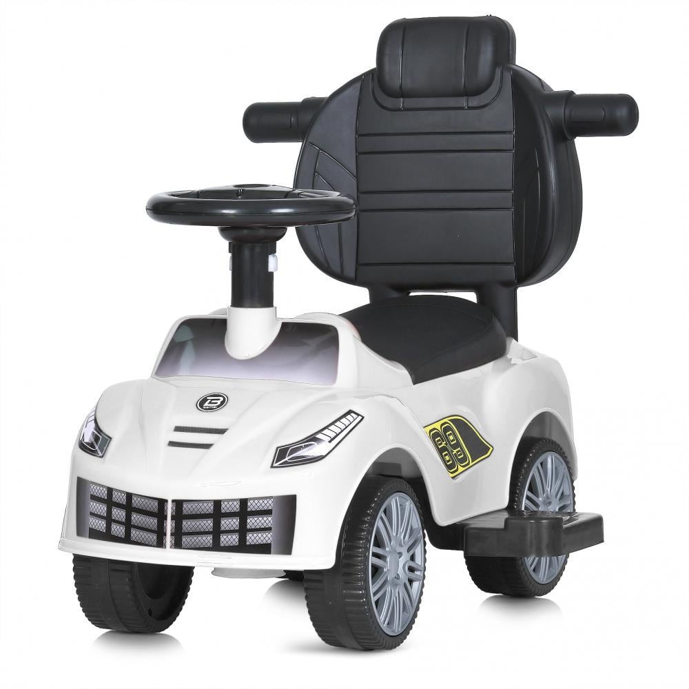 Детская каталка-толокар Bambi Racer M 5728L 2в1 Белый (24441677) - фото 3
