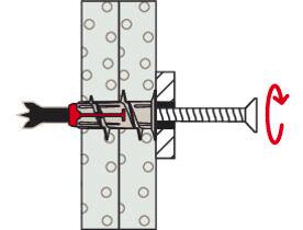 Дюбель FISCHER Duoblade S с шурупом для гипсокартона (545676) - фото 14