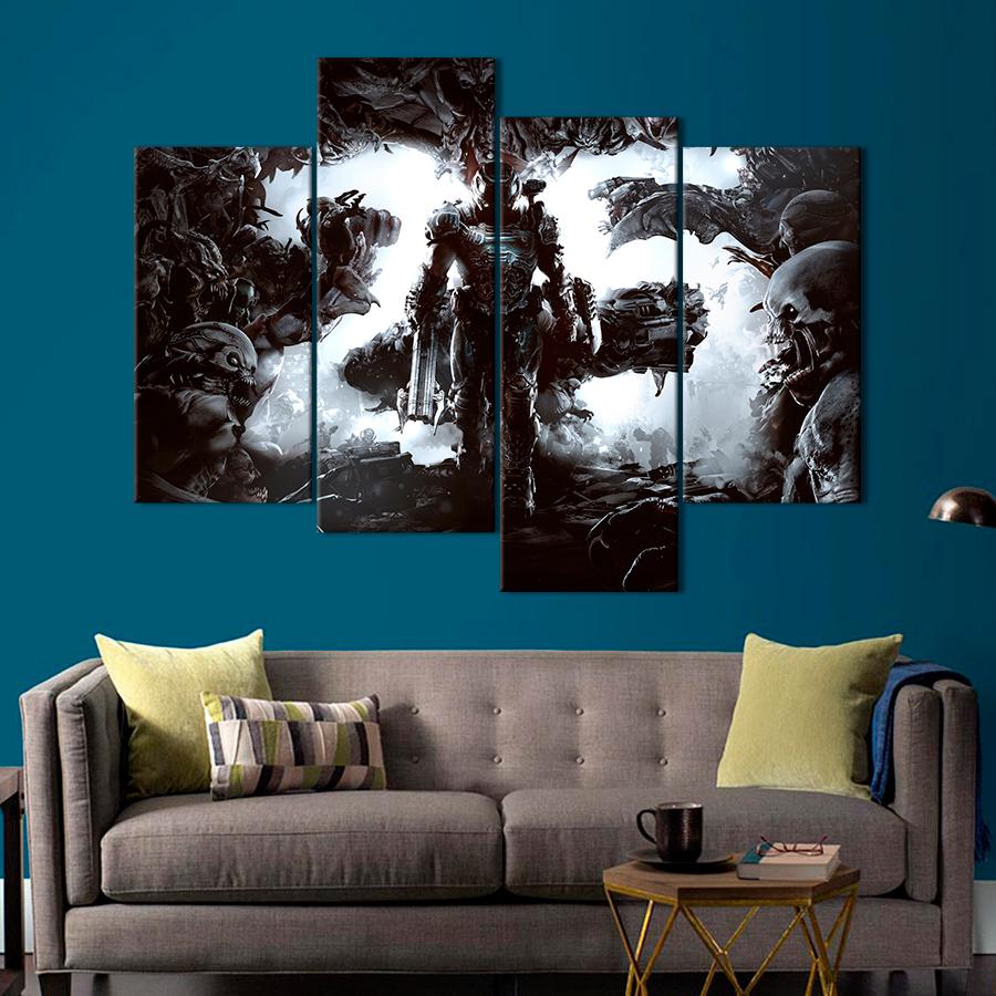 Настенний декор Мрачный постер игры Doom Eternal 89x56 см (A192-4)