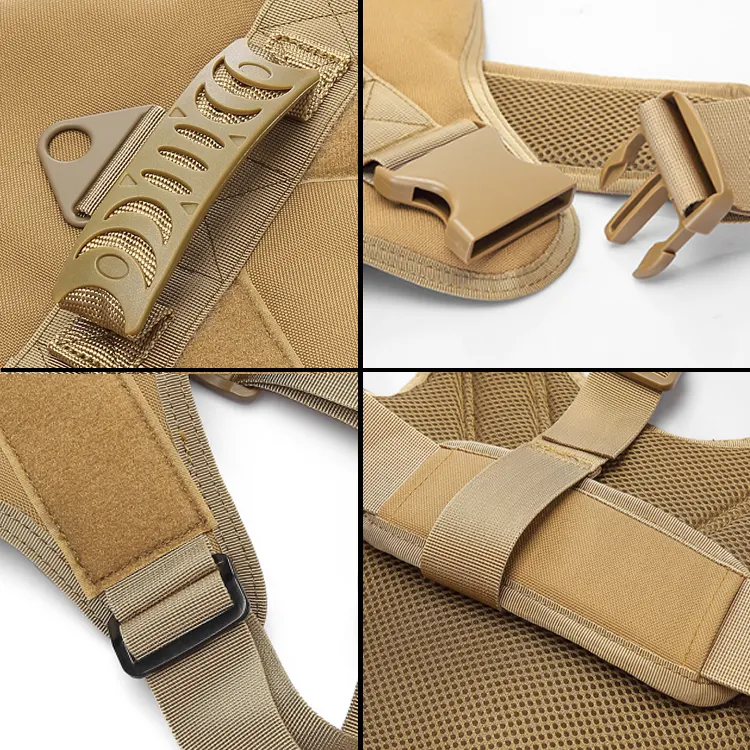 Шлейка для собак Patrol K9 з ручкою L/60-75 см Чорний (2365432599) - фото 3 Шлейка для собак Patrol K9 з ручкою L/60-75 см Чорний (2365432599) - фото 3