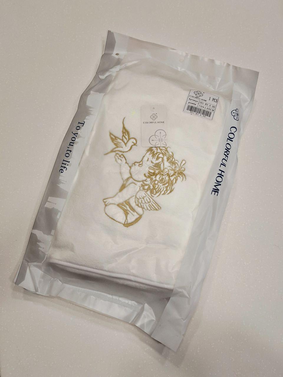 Крыжма Colorful Home с петелькой микрофибра 70х140 см Золотой (1564)