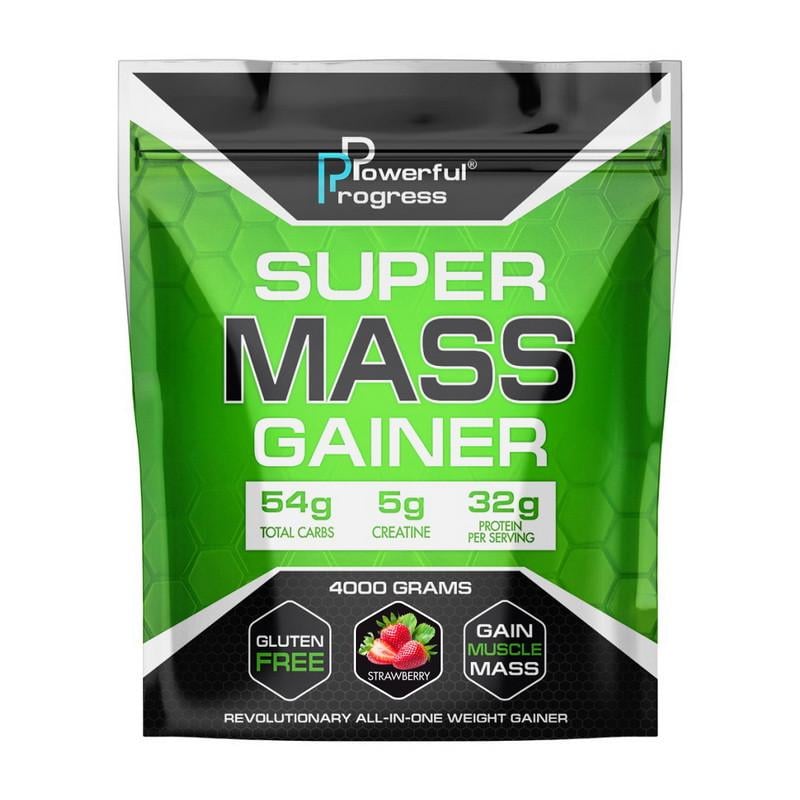 Гейнер Powerful Progress Super Mass Gainer 4 кг Ваниль (06772-03) - фото 1