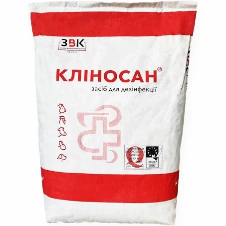 Средство дезинфицирующее Клиносан порошок для животноводческих помещений/клеток/инвентаря и оборудования 10 кг (арт. Дз001)
