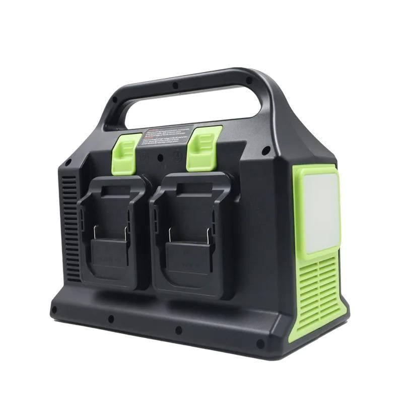 Инвертор UIN2 300W 12V–220V для 4 аккумуляторов Makita LXT USB Type-C 12V LED