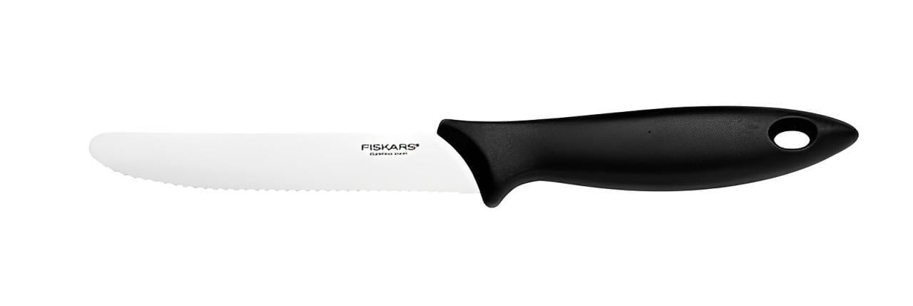 Ніж кухонний для томатів Fiskars Essential 11,5 см (ERC-1065569) - фото 1 Ніж кухонний для томатів Fiskars Essential 11,5 см (ERC-1065569) - фото 1