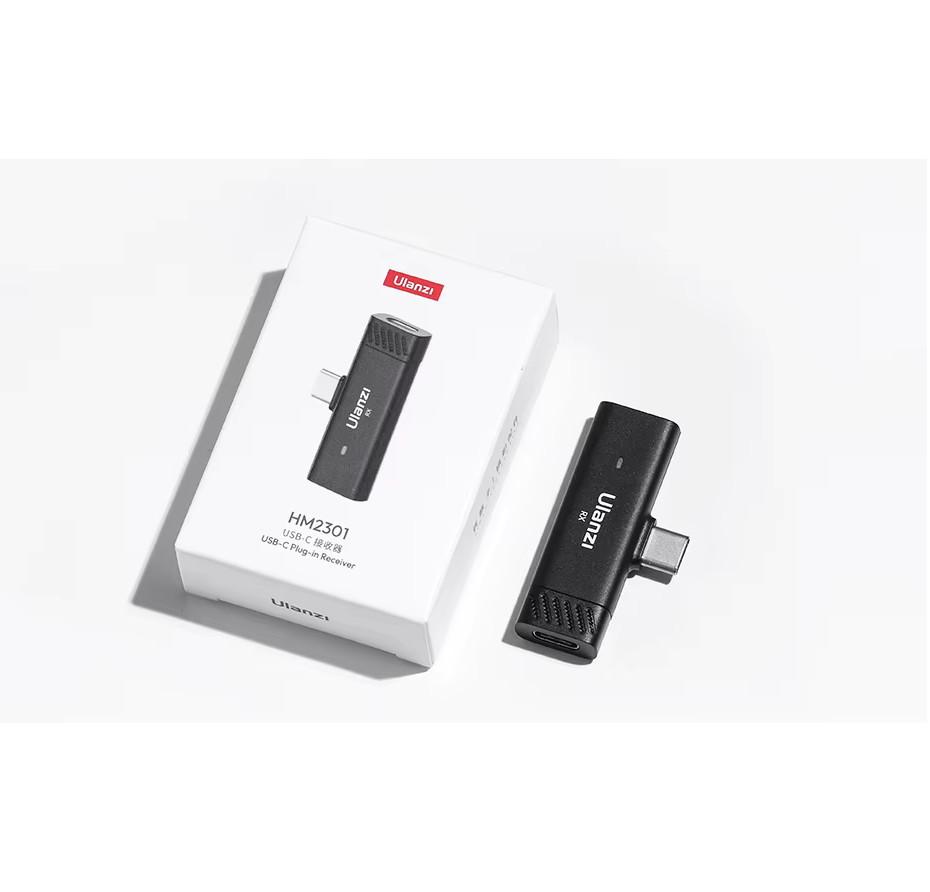 Приемник Type-C дополнительный Ulanzi HM2301 A007 для беспроводного микрофона (2582700074) - фото 2 Приемник Type-C дополнительный Ulanzi HM2301 A007 для беспроводного микрофона (2582700074) - фото 2