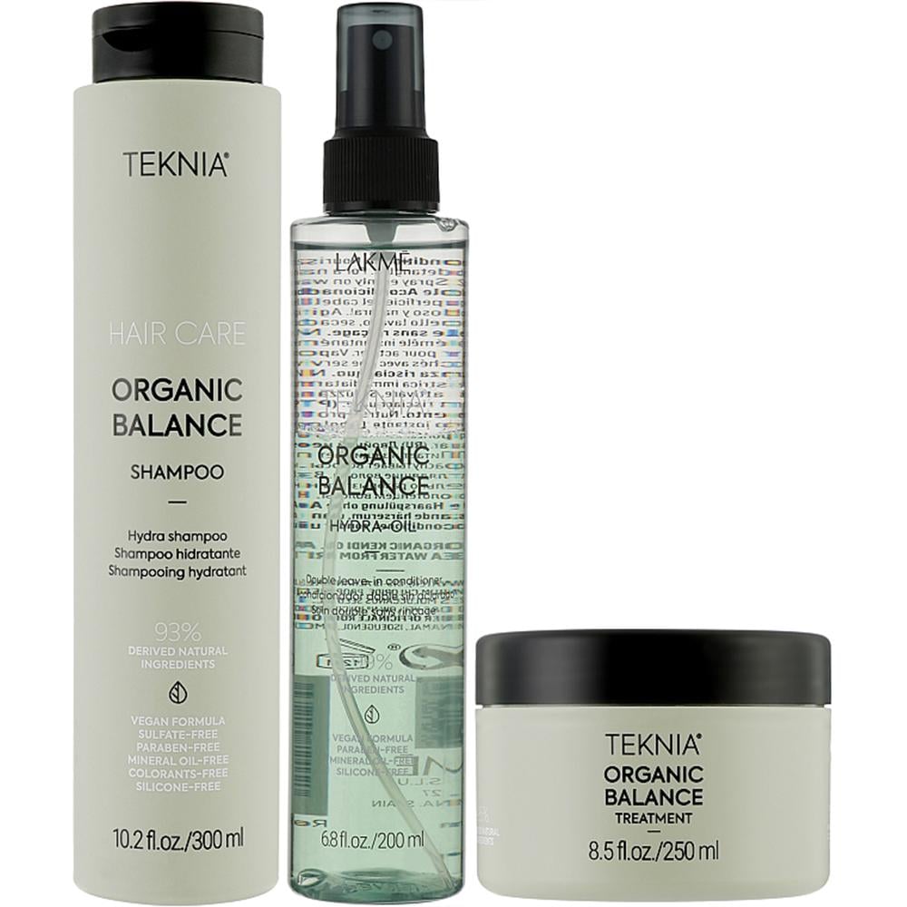 Набор по уходу за волосами Lakme Retail Pack Organic Balance 3 пр. (44116)