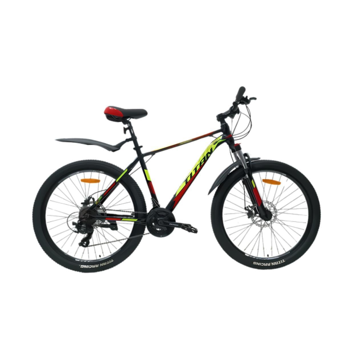 Велосипед Titan Arena 27,5" 19" Чорний/Червоний (384)