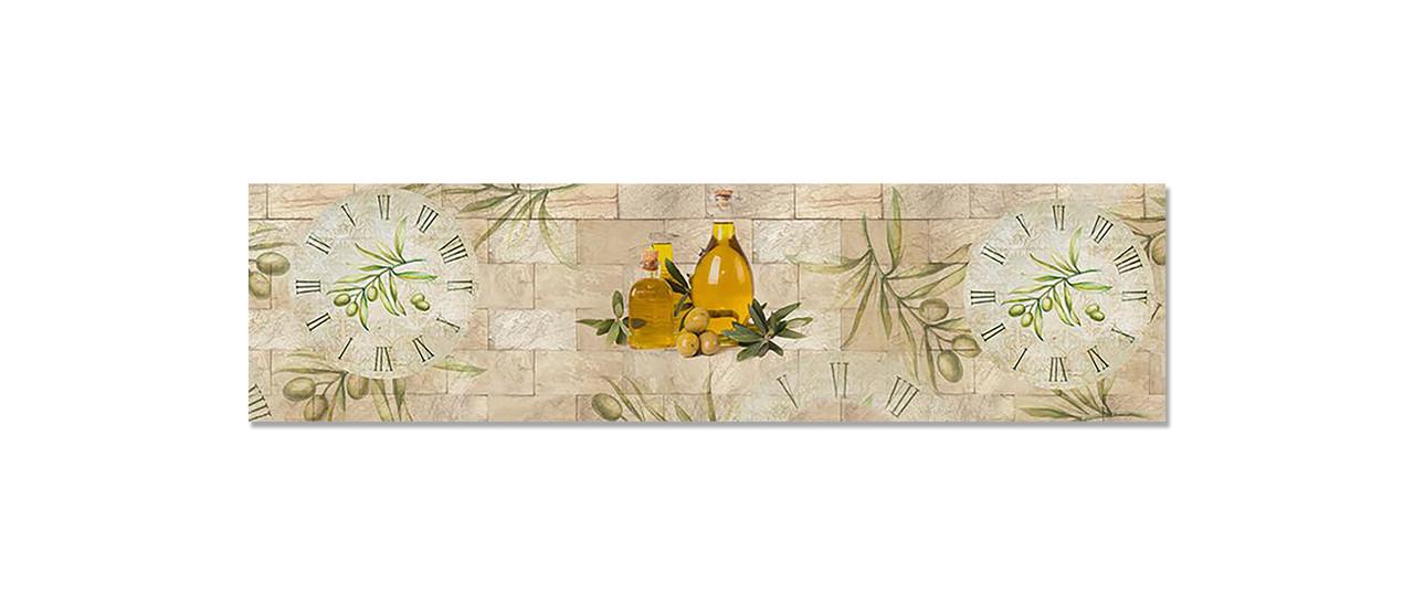 Наклейка виниловая на кухню Zatarga Оливки Масло 650х2500 мм (1271805831)