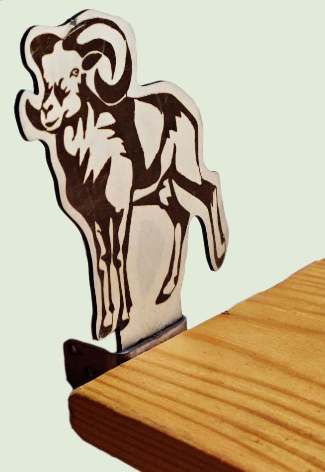 Мишень одинарная фигурка с гравировкой