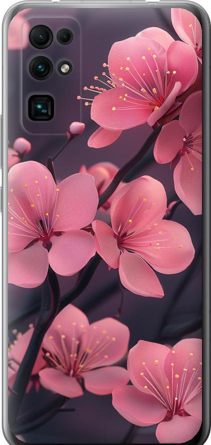Чехол на Huawei Honor 30 Пурпурная сакура (6075u-1921-42517)