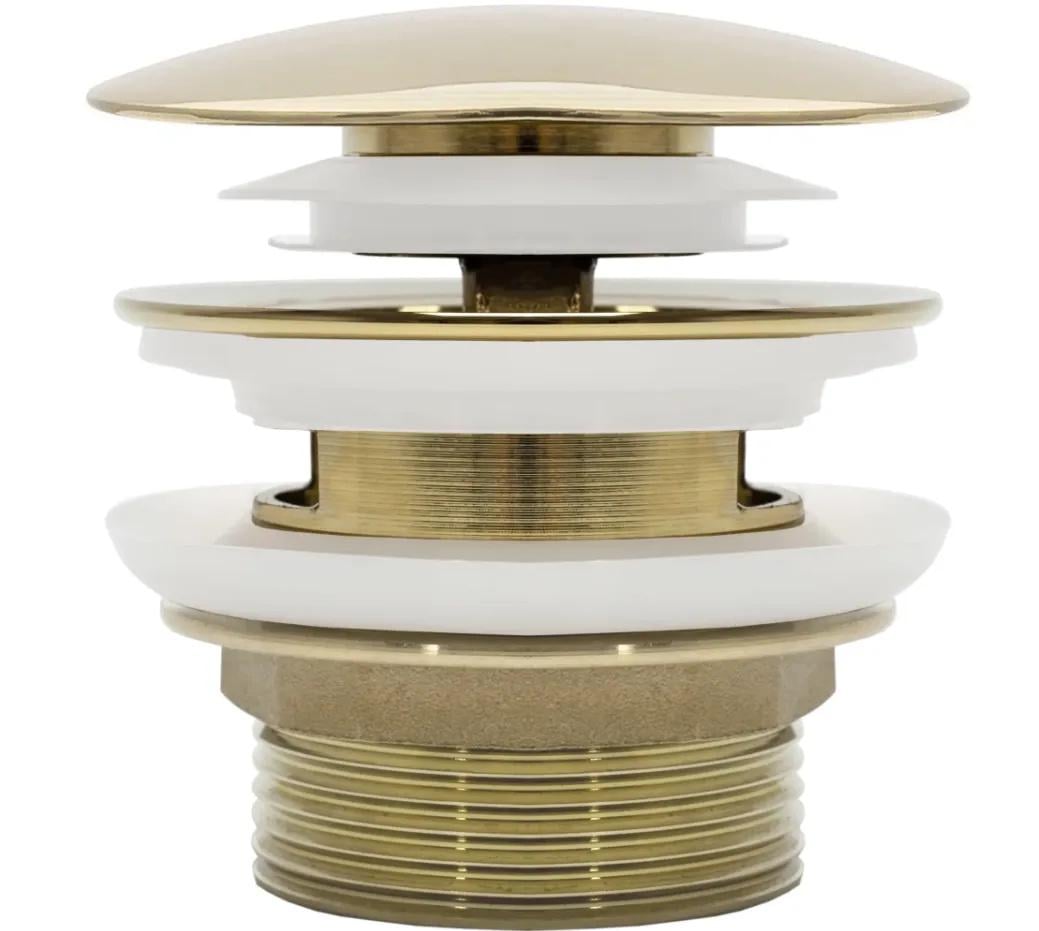 Клапан донный для ванны Rea Click-Clack Gold Золотой (RM-REA-W2004)