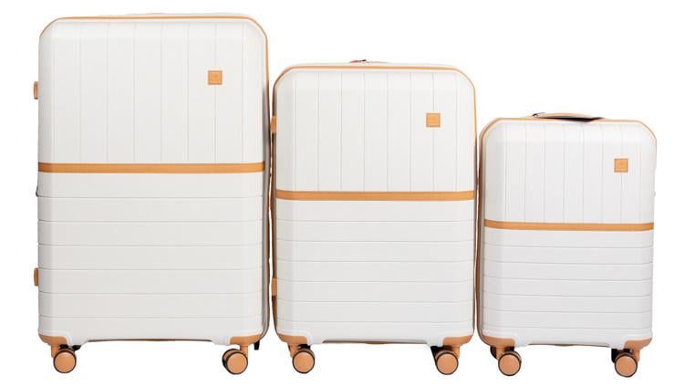 Комплект чемоданов Snowball 49403 Белый (31706386)