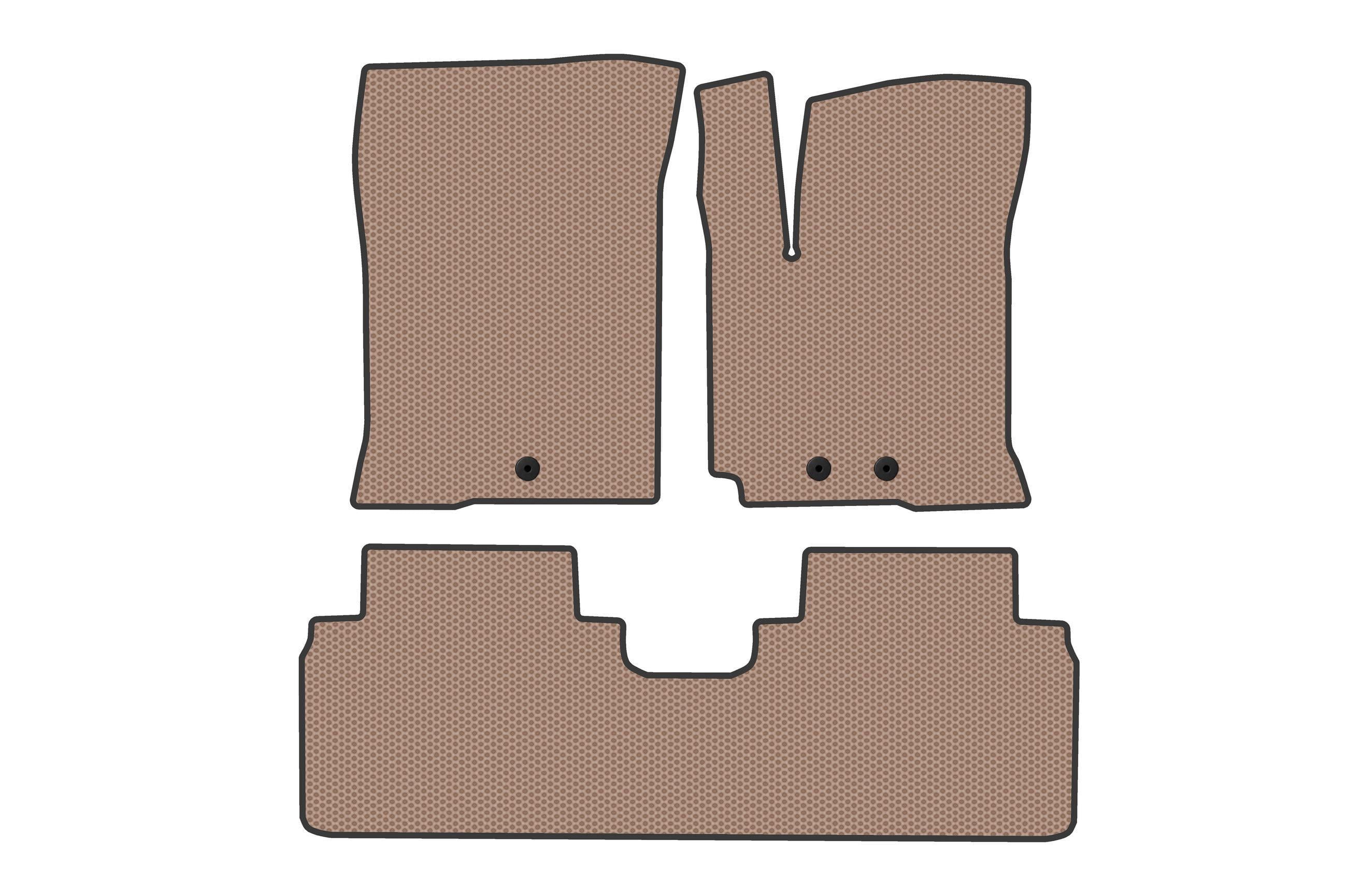 Коврики резиновые Digital Designs Carsuit для Hyundai IX-20 2010-2019 г. Бежевый (185479)