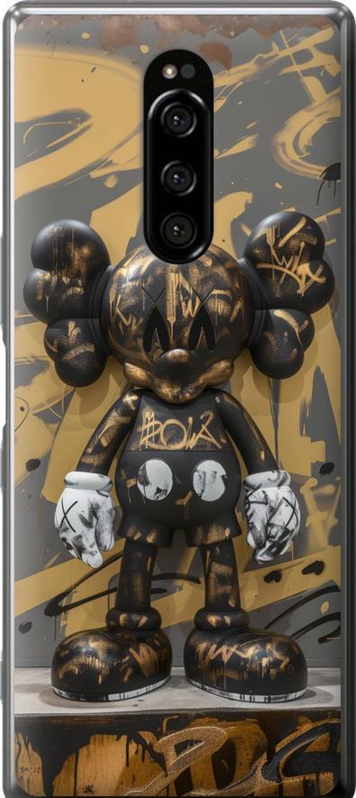 Чехол на Sony Xperia 1 J9110 Bronze kaws (6097u-1760-42517)