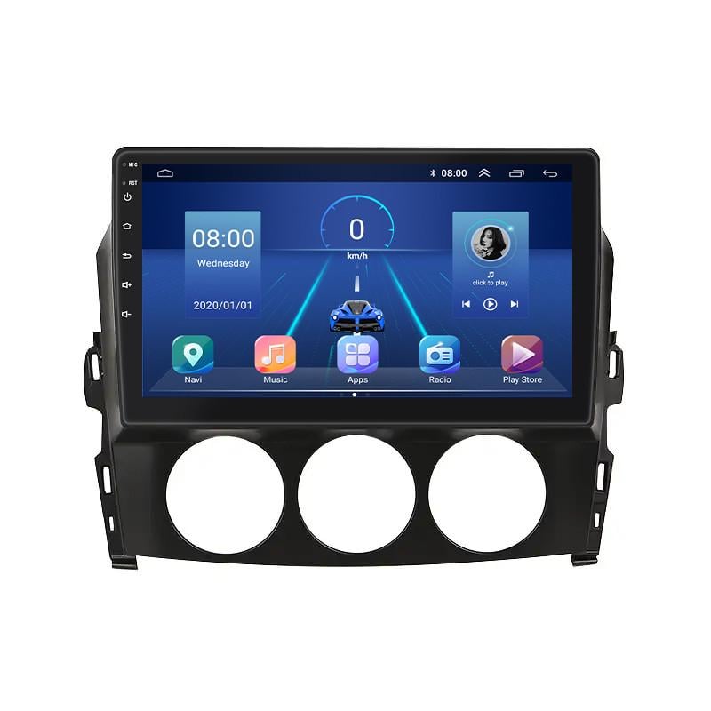 Автомагнітола штатна Lesko 4G/GPS/Wi-Fi для Mazda MX-5 III NC Рестайлінг 2008-2015 4/32Gb 9" (2118498213)