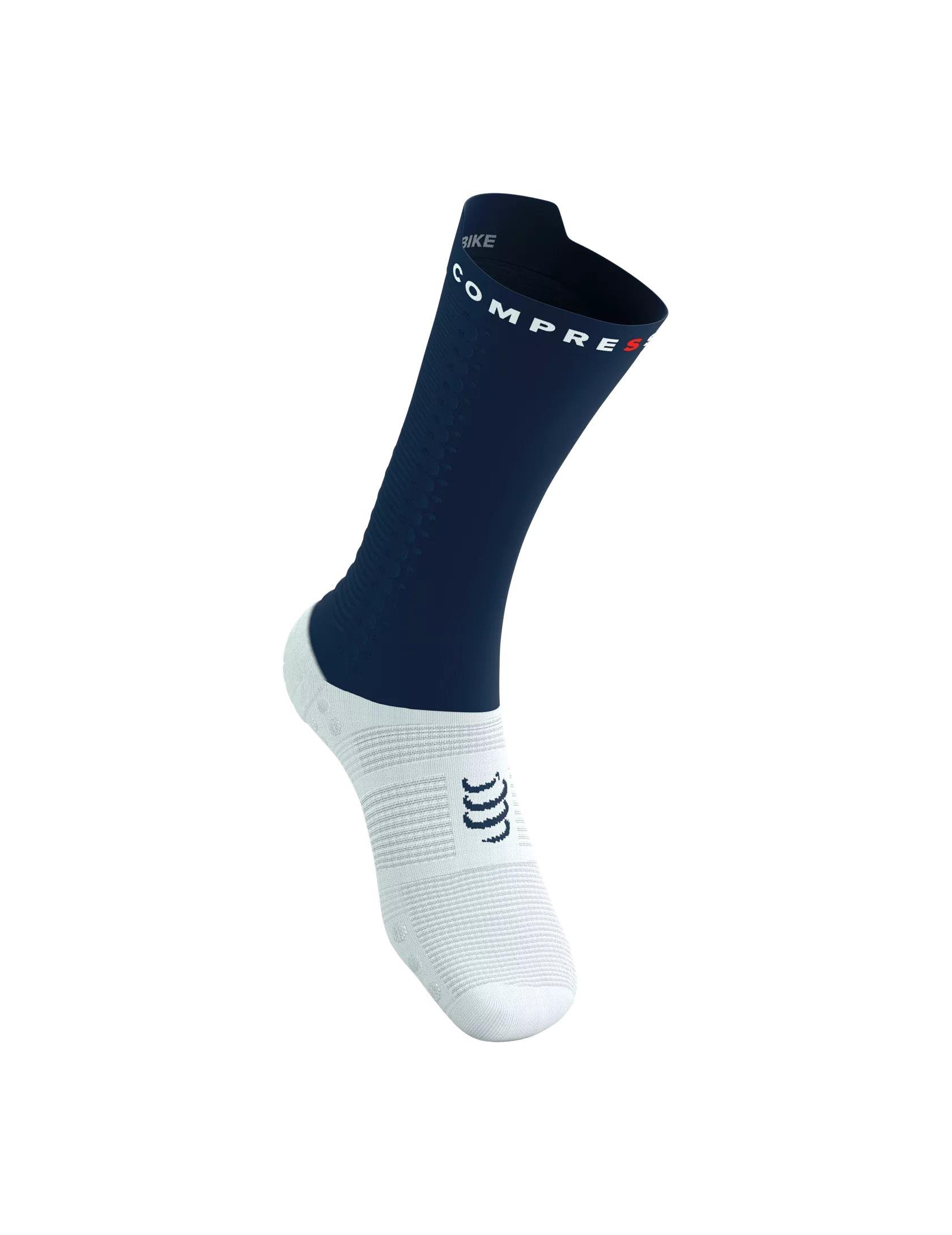 Шкарпетки Compressport Pro Racing Socks V4.0 Bike T1 Blues/White (b59624d2) - фото 2