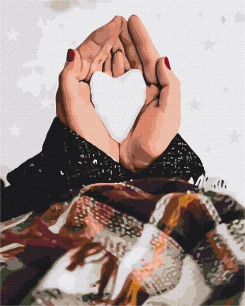 Картина за номерами Brushme Зимове кохання 40х50 см у термопакеті (BS52492)