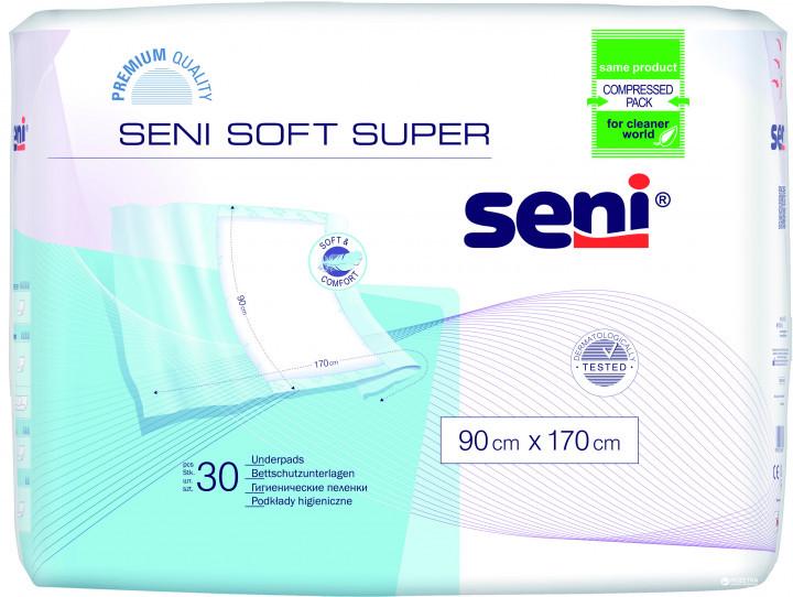 Пеленки Seni Soft Super 90x170 см 30 шт.