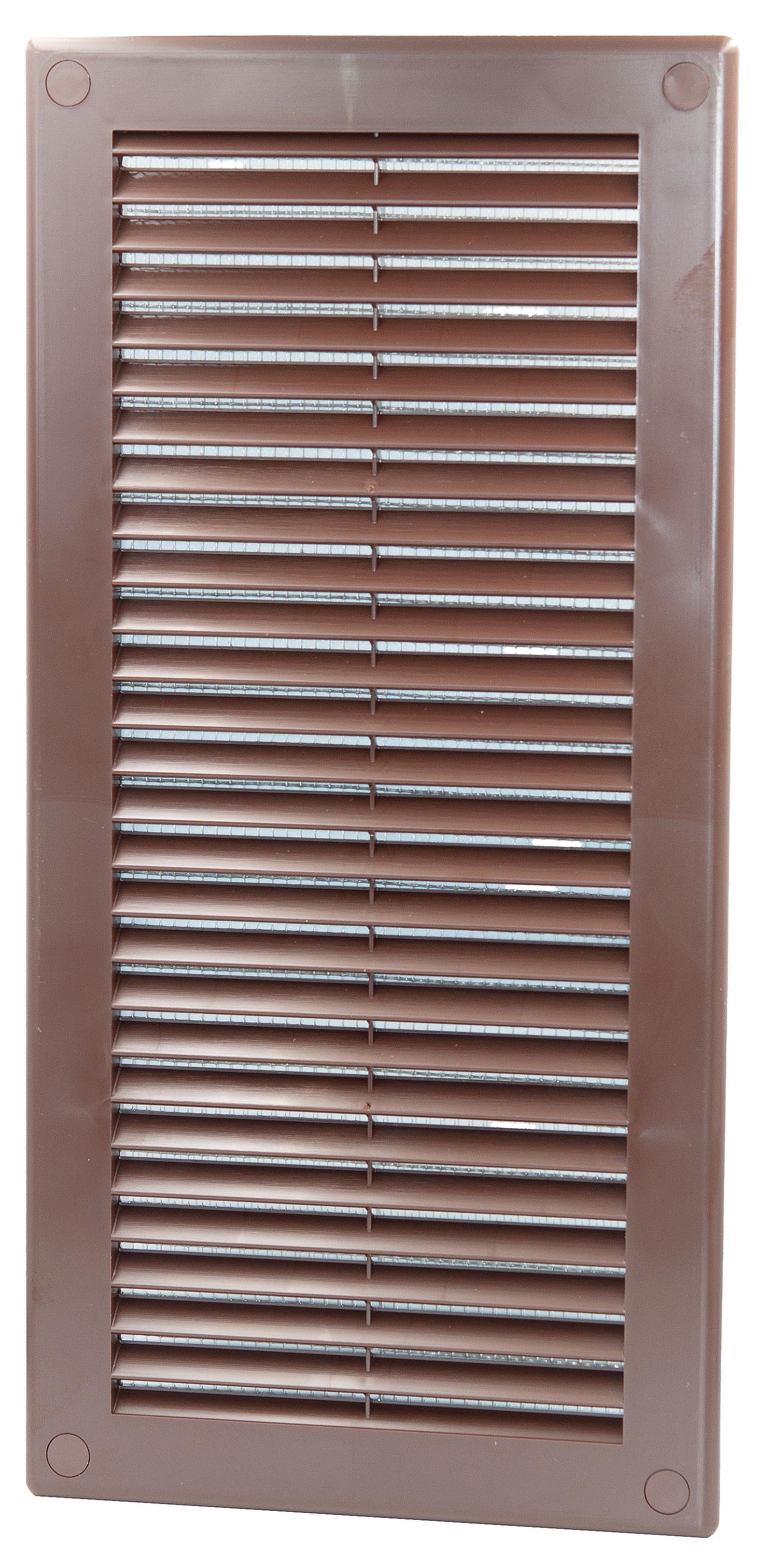 Вентиляционная решетка Awenta TRU-12 150x310 мм Коричневый (26235773)